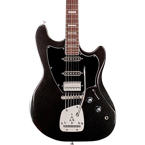 Guild Surfliner Deluxe Solidbody Electric Guitar With Guild Floating Vibrato Tailpiece Black Metallic