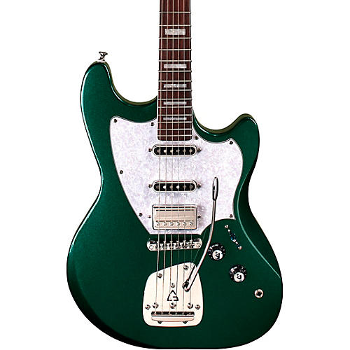 Guild Surfliner Deluxe Solidbody Electric Guitar With Guild Floating Vibrato Tailpiece Condition 1 - Mint Evergreen Metallic