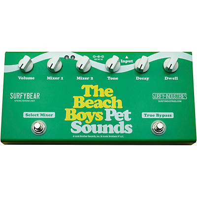 Surfy Industries SurfyBear The Beach Boys Pet Sounds Spring Reverb Unit Pedal -