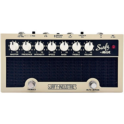 Surfy Industries SurfyMan Amp Emulator and Tremolo Pedal -
