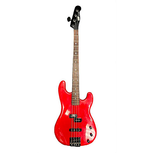 ESP Surveyor 4 String Electric Bass Guitar Red