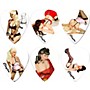Clayton Susan Heidi Pinup Guitar Picks - 1 Dozen Medium