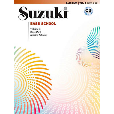 Suzuki Suzuki Bass School Book, Volume 3 (Revised)
