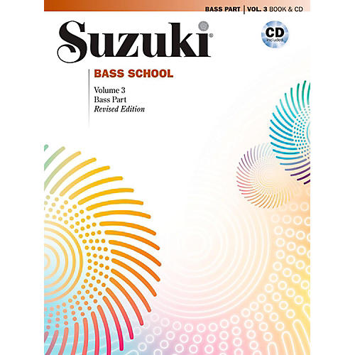 Suzuki Suzuki Bass School Book, Volume 3 (Revised)
