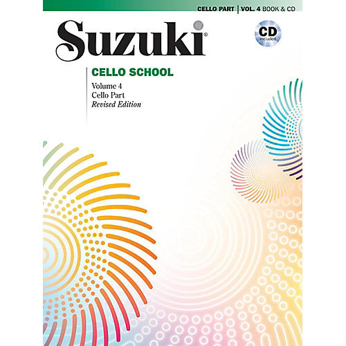 Suzuki Suzuki Cello School Book & CD Volume 4 (Revised) | Musician's Friend