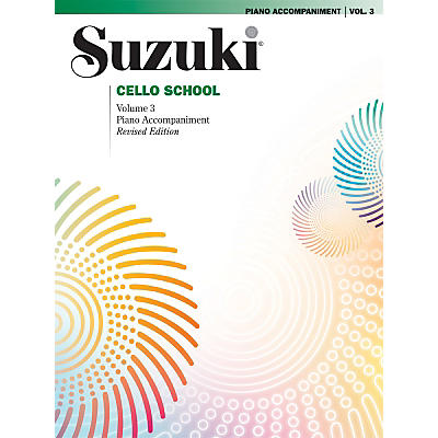 Alfred Suzuki Cello School Piano Accompaniment Volume 3 Book
