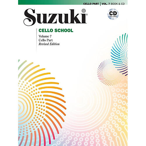 Suzuki Cello School Volume 7 Book & CD (Revised)