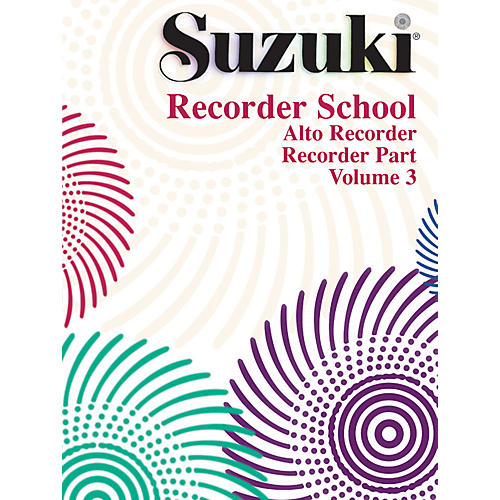 Suzuki Recorder School (Alto Recorder) Recorder Part Volume 3