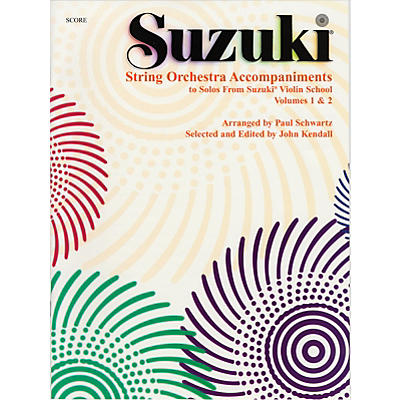 Alfred Suzuki String Orchestra Accompaniments to Solos from Volumes 1 & 2 Score Book