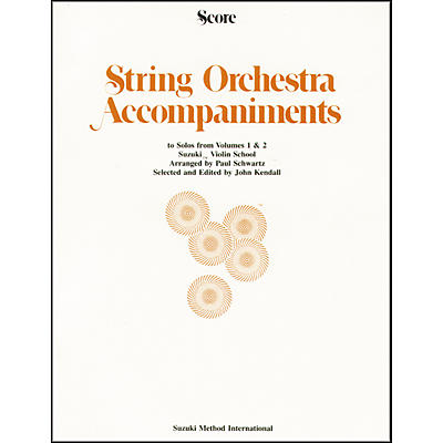 Alfred Suzuki String Orchestra Accompaniments to Solos from Volumes 1 & 2 for Violin 1