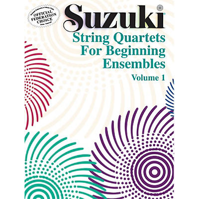 Alfred Suzuki String Quartets for Beginning Ensembles Volume 1 (Book)