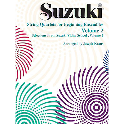 Alfred Suzuki String Quartets for Beginning Ensembles Volume 2 (Book)