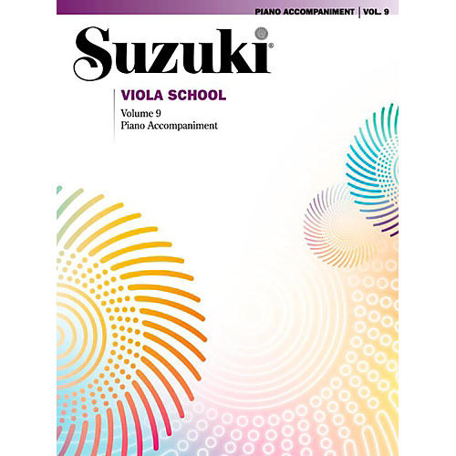 Suzuki Suzuki Viola School Piano Acc. Volume 9 Book
