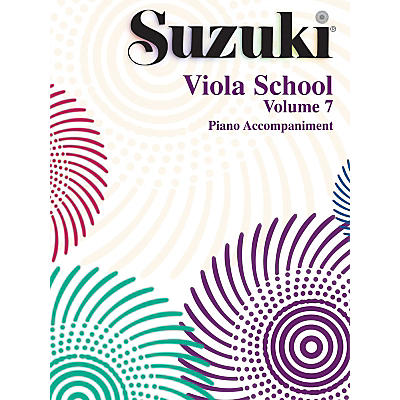 Alfred Suzuki Viola School Piano Accompaniment Volume 7 Book