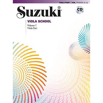 Alfred Suzuki Viola School Viola Part & CD - Volume 7 Book & CD