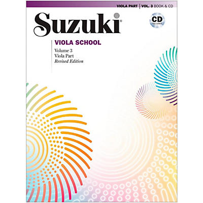 Suzuki Suzuki Viola School, Volume 3 (Revised) Book/CD