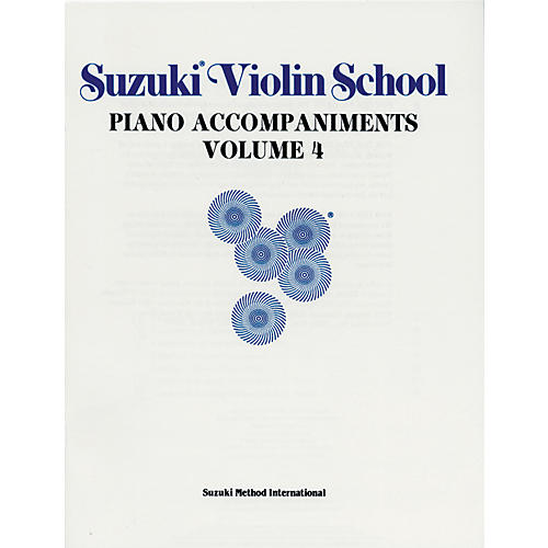 Suzuki Violin School Piano Accompaniment Volume 4 (Book)