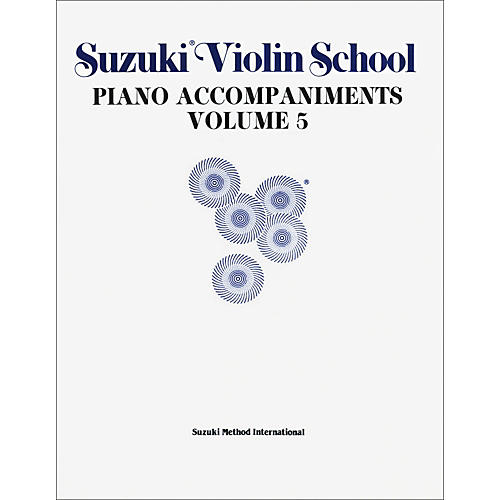 Suzuki Violin School Piano Accompaniment Volume 5 (Book)
