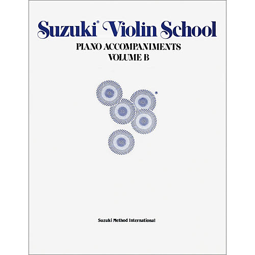 Suzuki Violin School Piano Accompaniments Volume B (Book)
