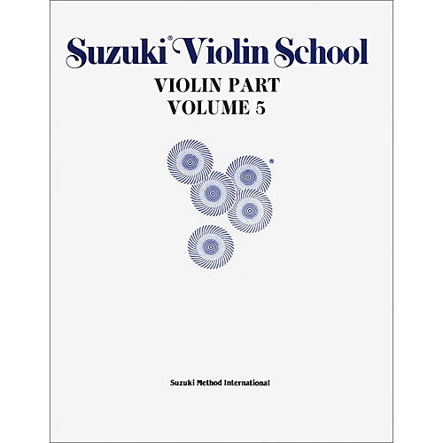 Suzuki Violin School Violin Part Volume 5 (Book)