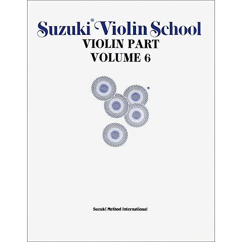 Suzuki Violin School Violin Part Volume 6 (Book)