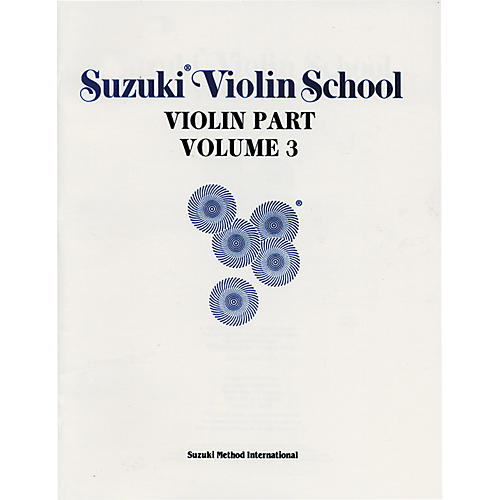 Suzuki Violin School Volume 3 (Book)