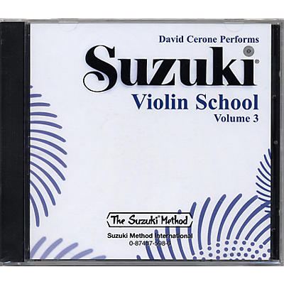 Alfred Suzuki Violin School Volume 3 (CD)