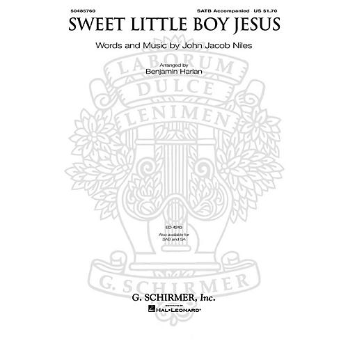 G. Schirmer Sweet Little Boy Jesus SATB arranged by Benjamin Harlan