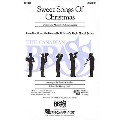 Hal Leonard Sweet Songs of Christmas SATB composed by Christopher Dedrick