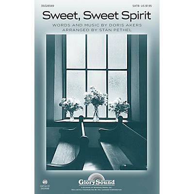 Shawnee Press Sweet, Sweet Spirit SATB arranged by Stan Pethel