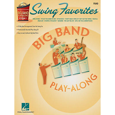 Hal Leonard Swing Favorites - Piano (Big Band Play-Along Volume 1) Big Band Play-Along Series Softcover with CD