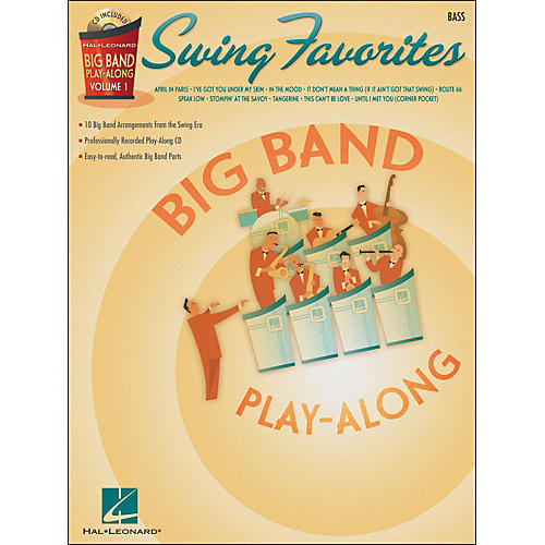 Hal Leonard Swing Favorites Big Band Play-Along Vol. 1 Bass Book/CD