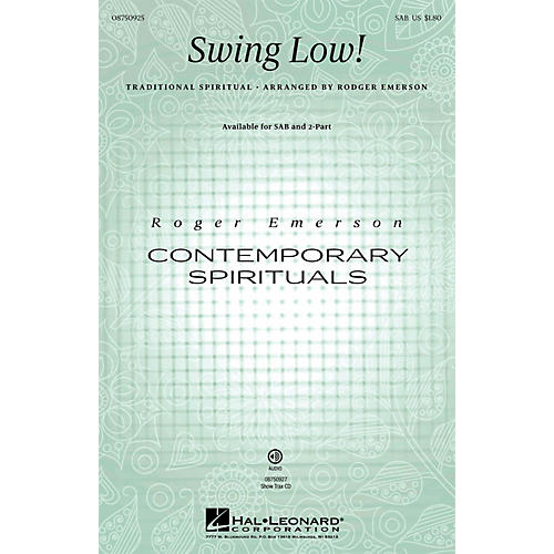 Hal Leonard Swing Low! ShowTrax CD Arranged by Roger Emerson