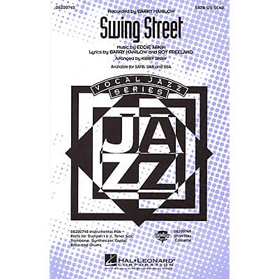 Hal Leonard Swing Street SATB by Barry Manilow arranged by Kirby Shaw