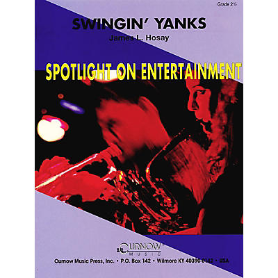 Hal Leonard Swingin' Yanks (Grade 2.5 - Score Only) Concert Band Level 2.5 Composed by James L. Hosay