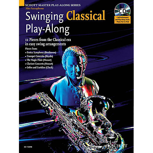Schott Swinging Classical Play-Along Woodwind Solo Series Book with CD