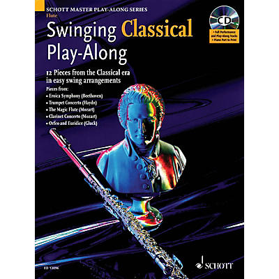 Schott Swinging Classical Play-Along Woodwind Solo Series Softcover with CD