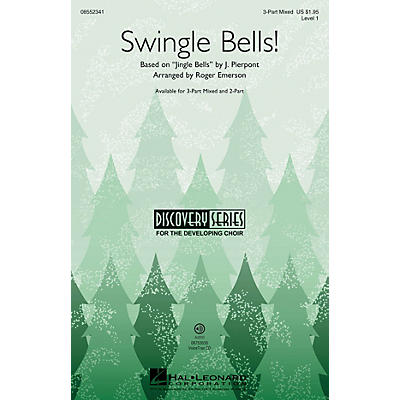 Hal Leonard Swingle Bells! (Discovery Level 1) 2-Part Arranged by Roger Emerson