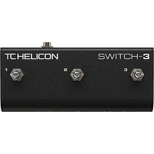 TC Helicon Switch-3 Foot Pedal | Musician's Friend