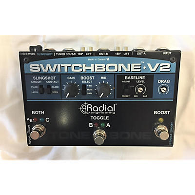 Radial Engineering Switchbone V2 ABY/C Amp Selector And Boost Pedal Pedal