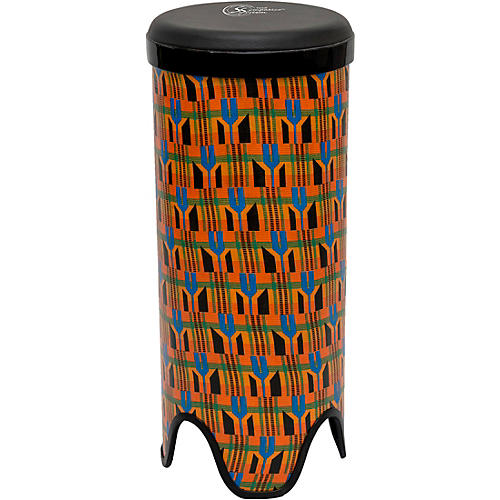 Toca Sympatico Tubadora with Tunable Synthetic Leather Head 10 in. Kente Cloth