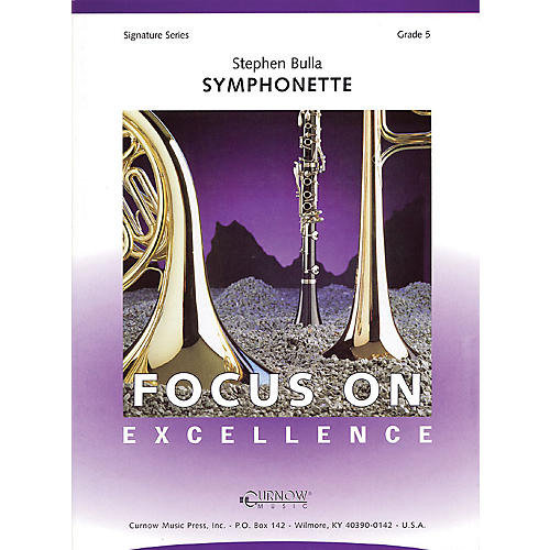 Symphonette (Grade 5 - Score Only) Concert Band Level 5 Composed by Stephen Bulla