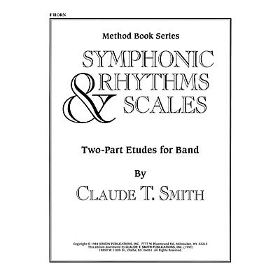 Hal Leonard Symphonic Rhythms & Scales (Two-Part Etudes for Band and Orchestra F Horn) Concert Band Level 2-4