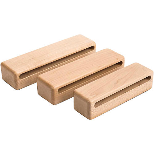 Symphonic Series Solid HardRock Maple Wood Block Set of 3