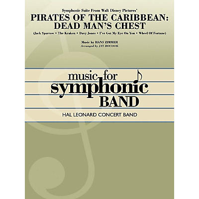 Hal Leonard Symphonic Suite from Pirates of the Caribbean: Dead Man's Chest Concert Band Level 4 by Jay Bocook