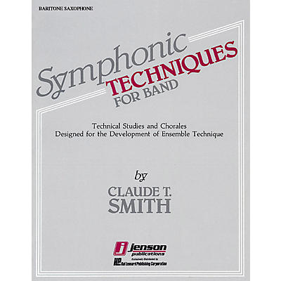 Hal Leonard Symphonic Techniques for Band (Trombone & Bassoon) Concert Band Level 2-3 Composed by Claude T. Smith