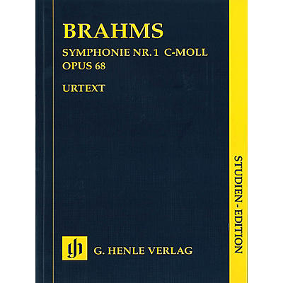 G. Henle Verlag Symphony C Minor Op. 68, No. 1 (Study Score) Henle Study Scores Series Softcover by Johannes Brahms