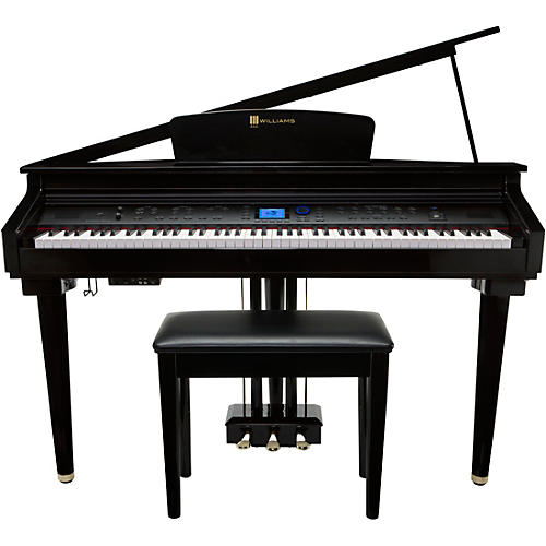 Williams Symphony Grand Digital Piano With Bench Condition 1 - Mint Ebony Polish