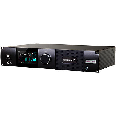 Apogee Symphony I/O MK II Audio Interface With Pro Tools HDX (Dante Upgradable) - 32 Analog I/O (8-DB25 Connectors, SPDIF)