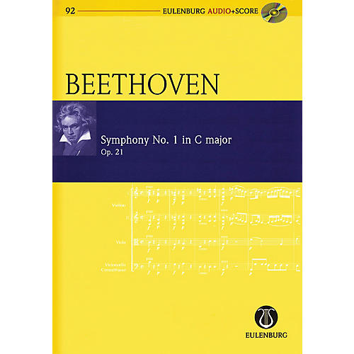 Schott Symphony No. 1 in C Major, Op. 21 Study Score Series Softcover with CD Composed by Ludwig van Beethoven